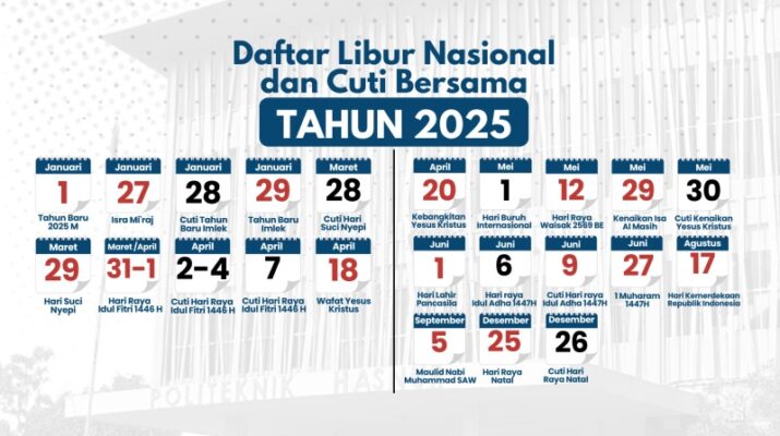 Siap-Siap Masuk Juli 2025, Ada Libur Nasional dan Cuti Bersama?