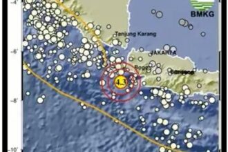 Gempa Magnitudo 4,3 Guncang Banten