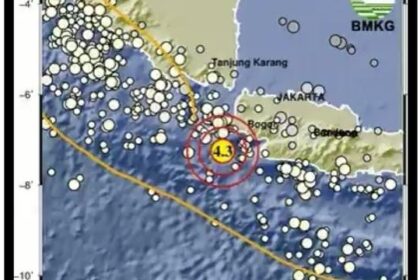 Gempa Magnitudo 4,3 Guncang Banten
